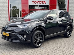 Toyota RAV4 - 2.5 HYBRID BLACK EDITION STOELVERW PARKSENSOREN V+A TREKHAAK SCHUIF/KANTELDAK KEYLESS EL-K