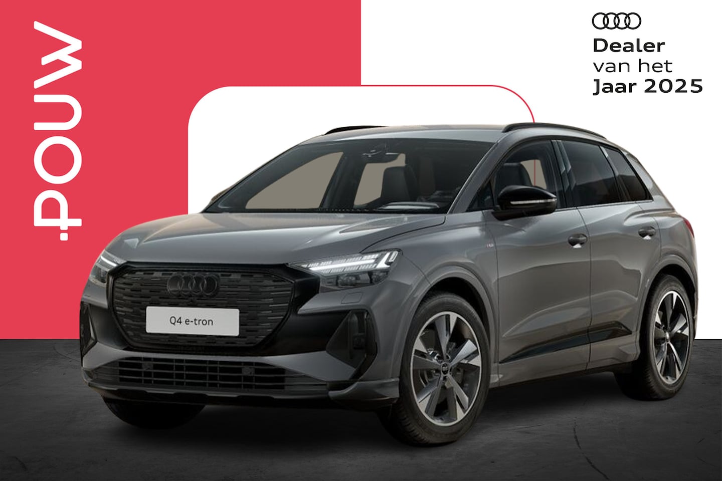 Audi Q4 e-tron - 45 quattro 286pk S Edition Competition 82 kWh | Sfeerverlichting | Trekhaak Wegklapbaar - AutoWereld.nl