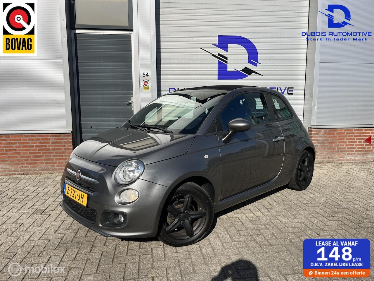 Fiat 500 C - 1.2 SPORT|DIGITAL DASH|CARPLAY|PDC|AIRCO|TOPSTAAT - AutoWereld.nl