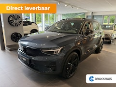 Volvo EX40 - Black Edition Plus Single Motor Extended Range Suede Bekleding- Zwart Dak- Lounge Pakket