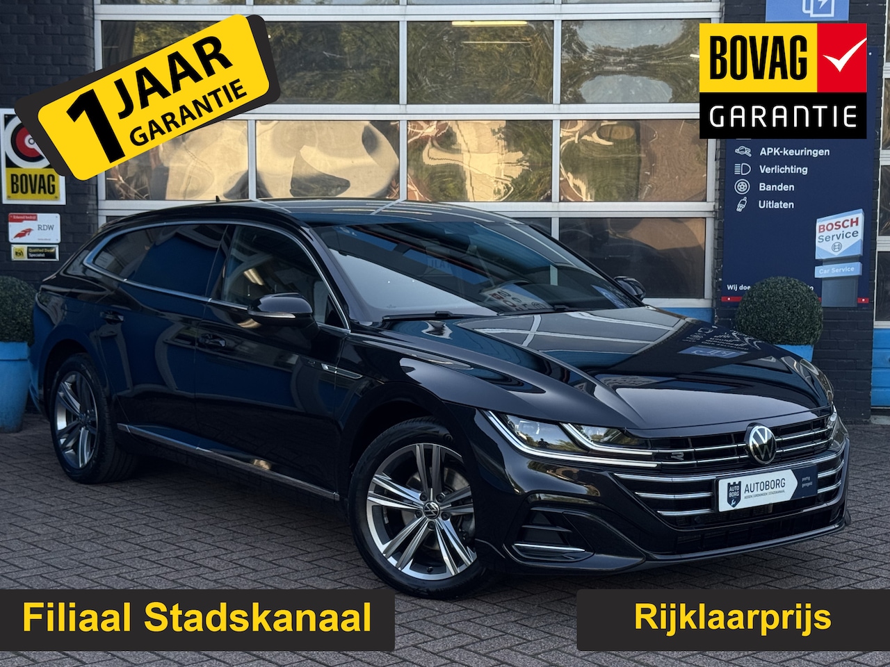 Volkswagen Arteon Shooting Brake - 1.4 TSI eHybrid R-Line Business+ GRATIS Afleverpakket! | Uitklapbare Trekhaak | Adaptive C - AutoWereld.nl