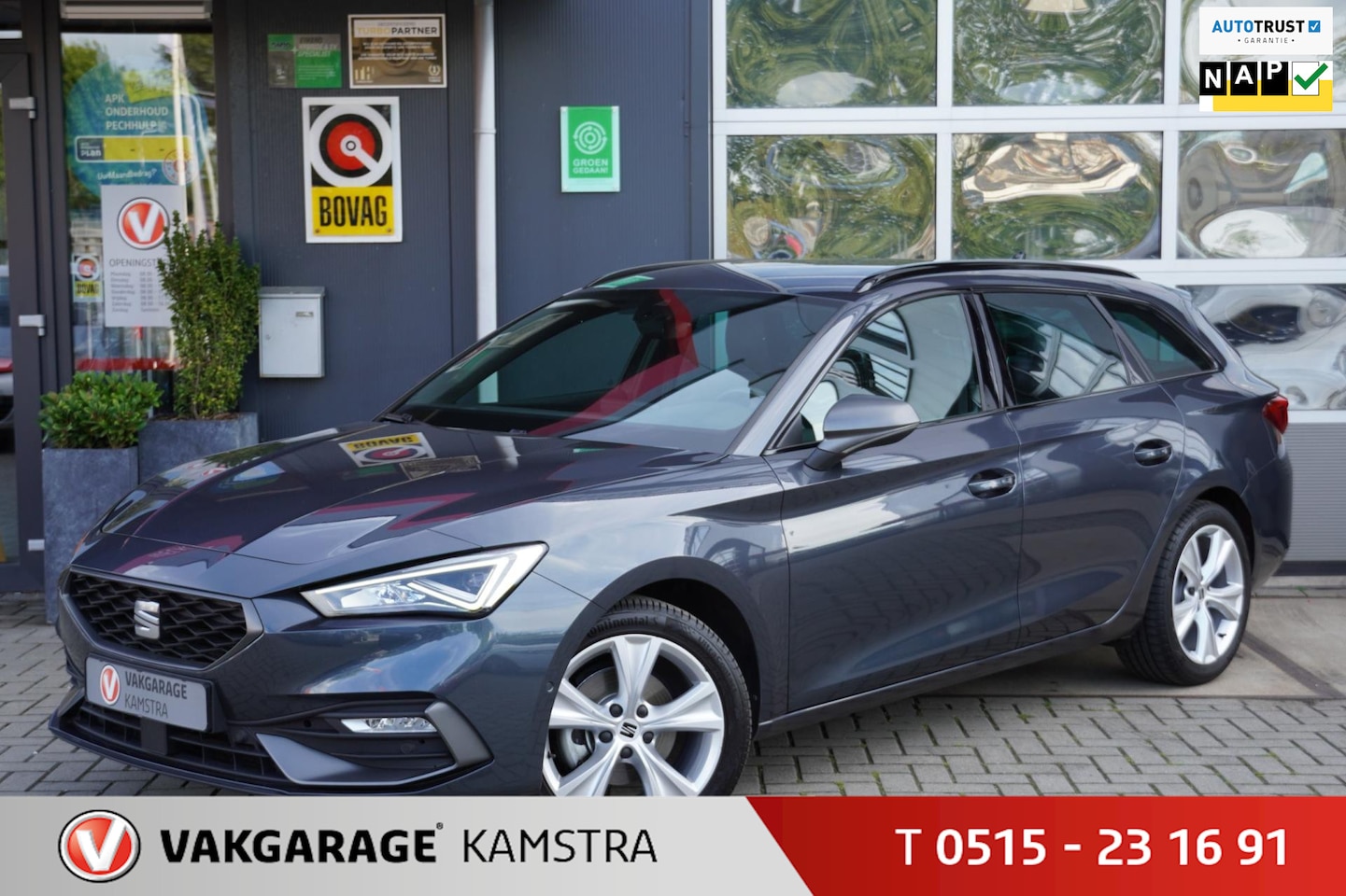 SEAT Leon ST - 1.5 TSI FR NAP Clima/LEDp./Winterp./Techp./Digi - AutoWereld.nl