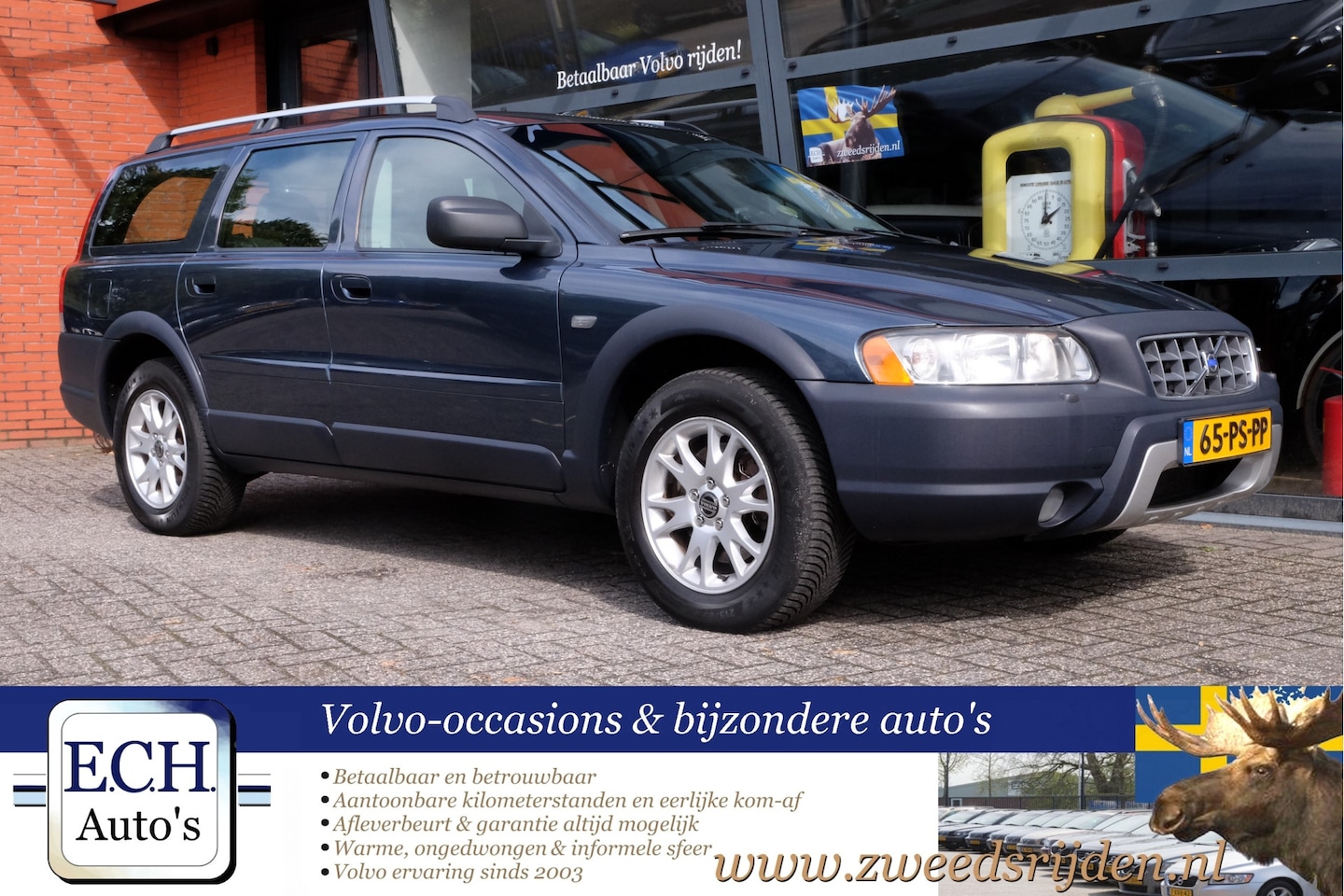 Volvo XC70 - 2.5T 210 pk AWD Momentum, Leer, Stoelverwarming, Trekhaak - AutoWereld.nl