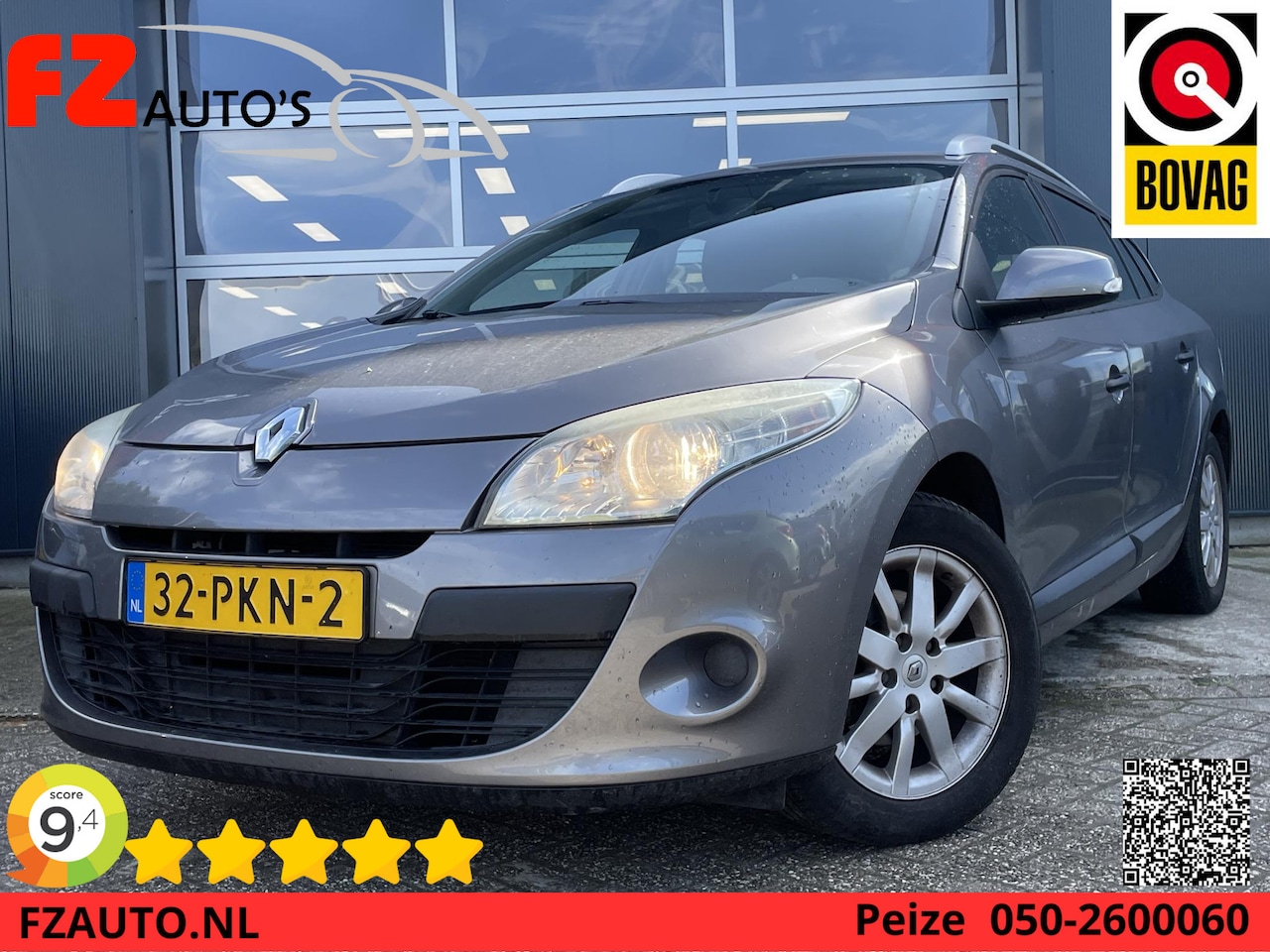 Renault Mégane Estate - 1.6 Authentique - Airconditioning - Elektrische ramen - Centrale vegrendeling + afst.bed. - AutoWereld.nl
