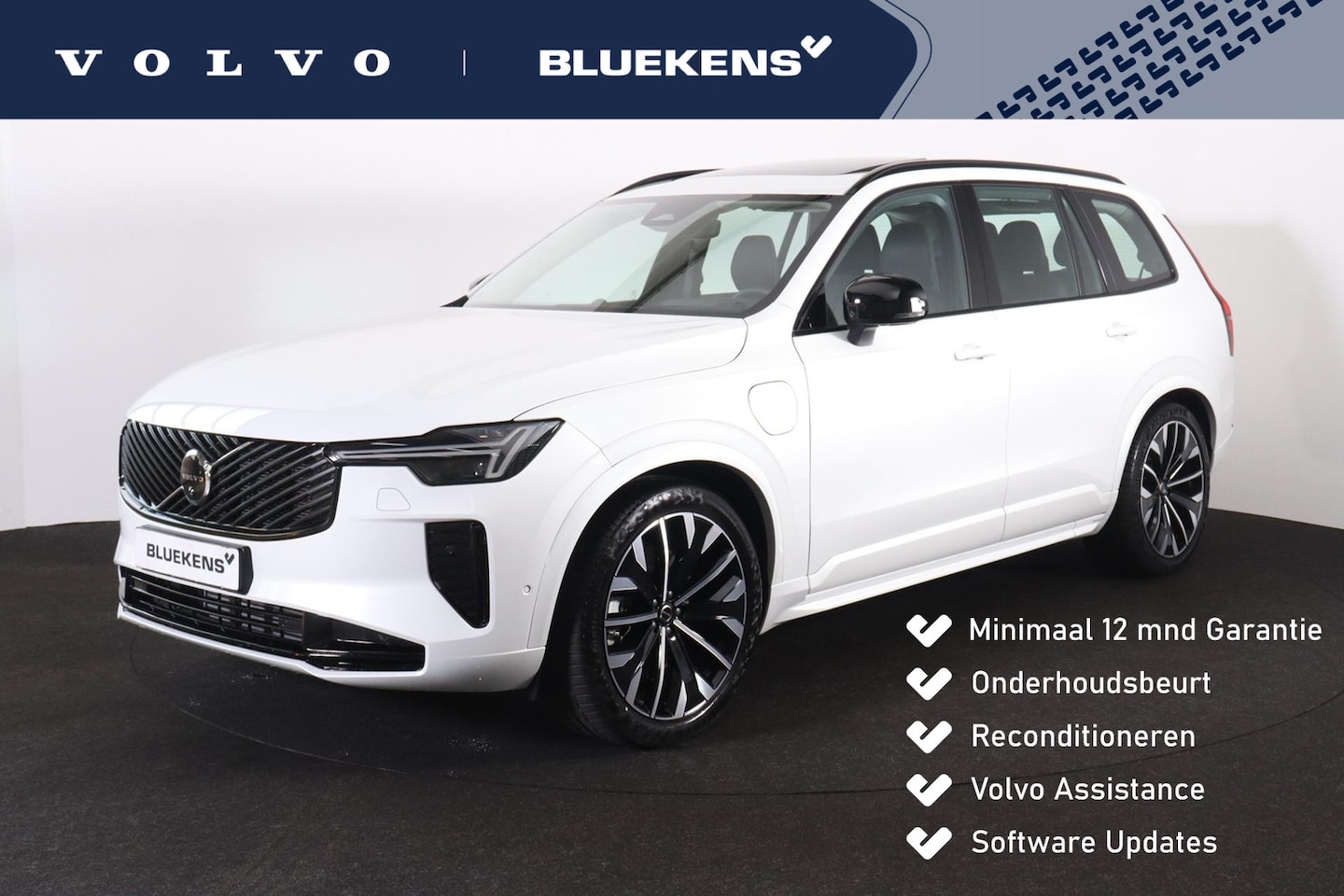 Volvo XC90 - T8 Recharge AWD Ultra Dark - Luchtvering - Panorama/schuifdak - IntelliSafe Assist & Surro - AutoWereld.nl