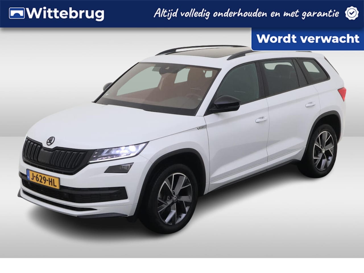 Skoda Kodiaq - 1.5 TSI 150pk Sportline Business DSG Automaat / Panorama dak / Navigatie / LM 19 inch / Ca - AutoWereld.nl
