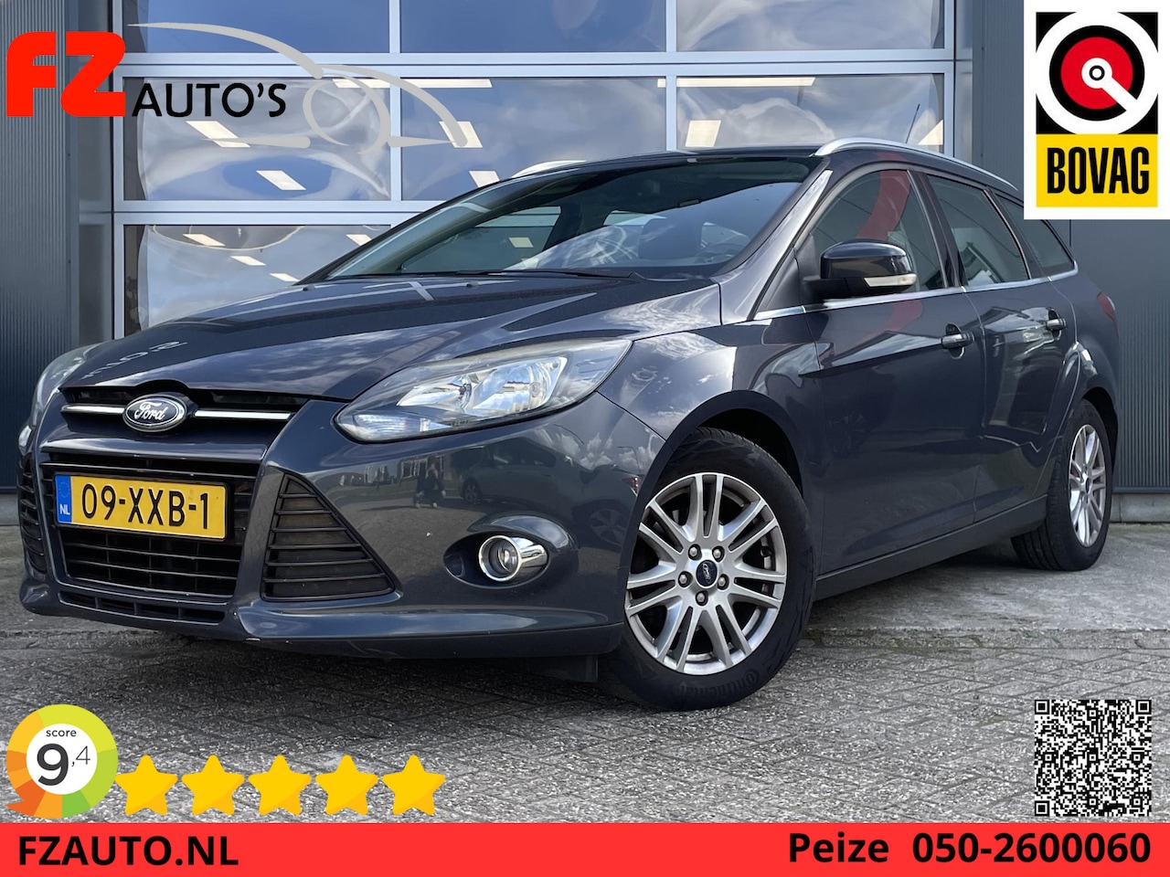 Ford Focus Wagon - 1.0 EcoBoost Titanium - Navigatie - Trekhaak - Bluetooth - Climate Control - AutoWereld.nl