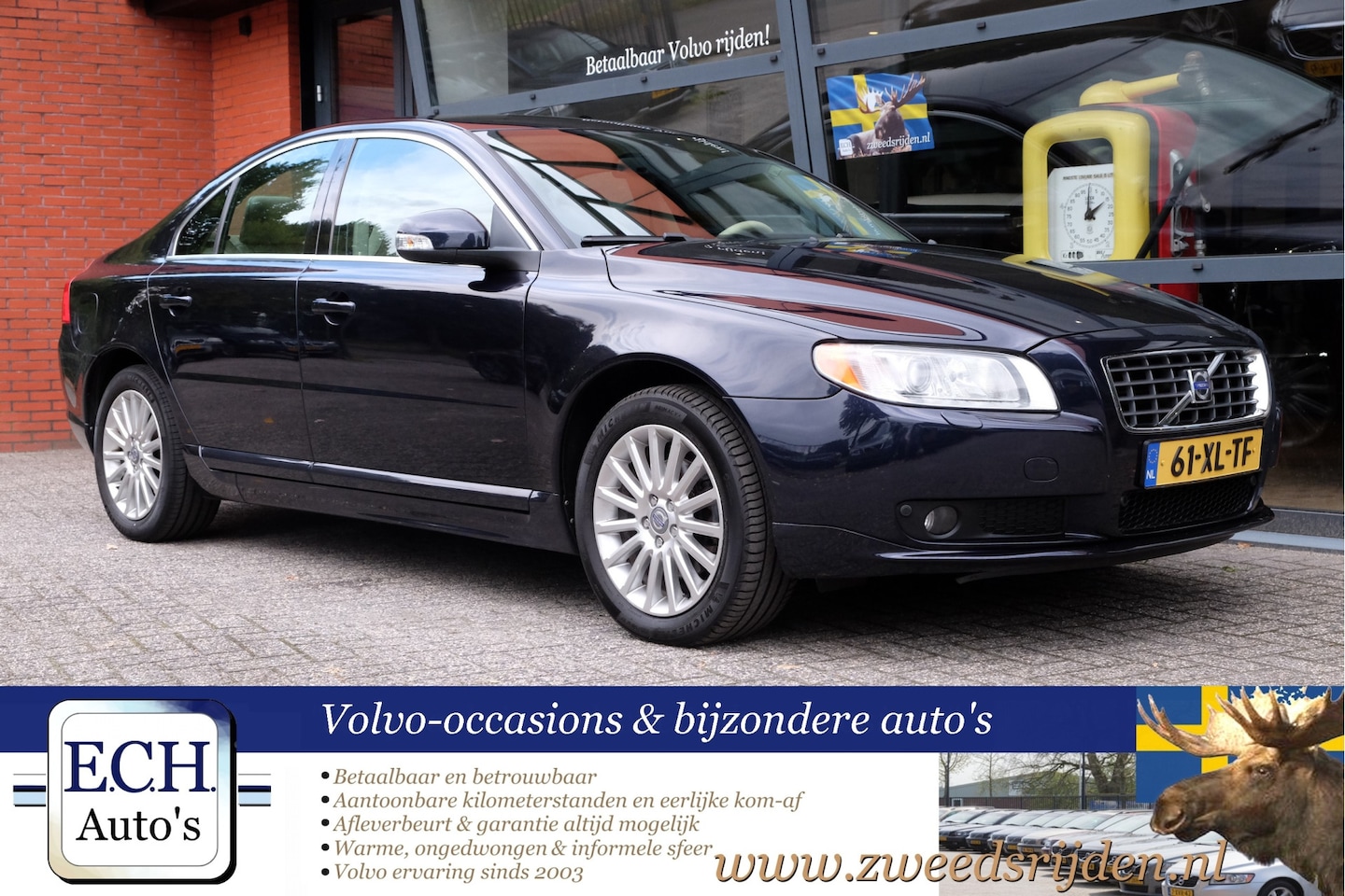 Volvo S80 - 2.5T 200 pk Aut. Summum, Leer, Elektr. stoel, Stoelverwarming, Trekhaak - AutoWereld.nl