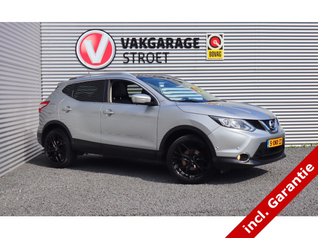 Nissan Qashqai - 1.2 Visia | leer | pano | navi | rijstr.sens | cam | verk.b.dete - AutoWereld.nl