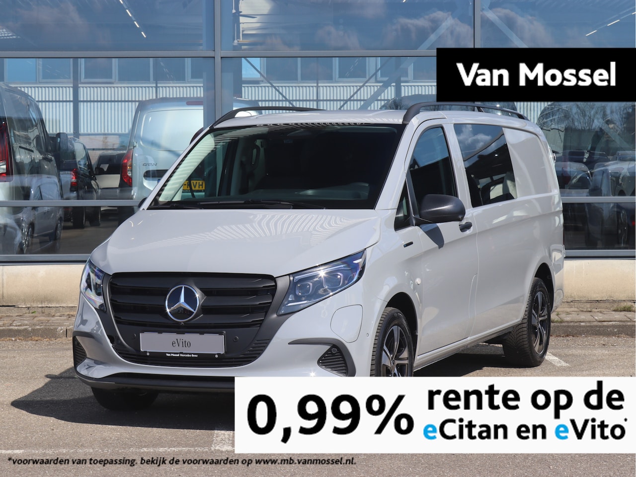 Mercedes-Benz eVito - Dubbel Cabine Lang 66 kWh - AutoWereld.nl