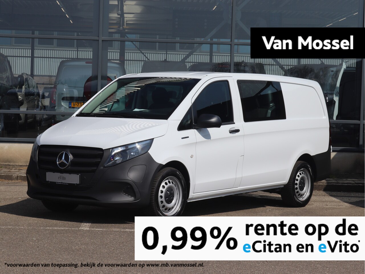Mercedes-Benz eVito - eVito 112 L2 60 kWh Dubbel Cabine - AutoWereld.nl