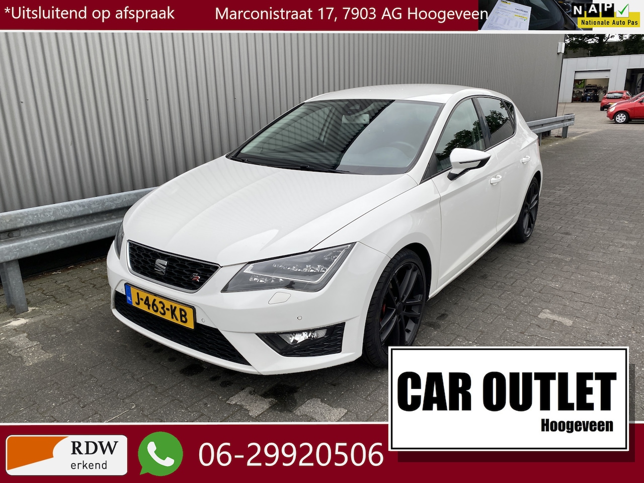 SEAT Leon ST - 1.8 TSI FR Dynamic AUTOMAAT, 5-Drs, Clima, Stoelvw, Navi, CC, PDC, LM, – Inruil Mogelijk – - AutoWereld.nl
