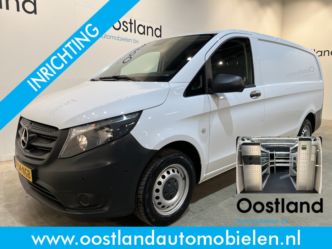 Mercedes-Benz Vito - 110 CDI Lang Servicebus / Bott Inrichting / Euro 6 / Airco / Cruise Control / Camera / Car - AutoWereld.nl