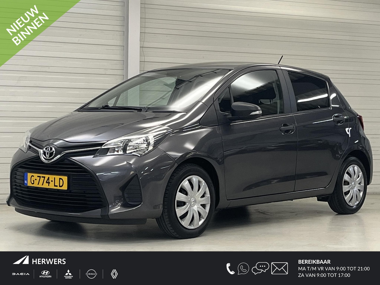 Toyota Yaris - 1.0 VVT-i Aspiration / Trekhaak / Airco / Radio / Netjes Onderhouden / - AutoWereld.nl