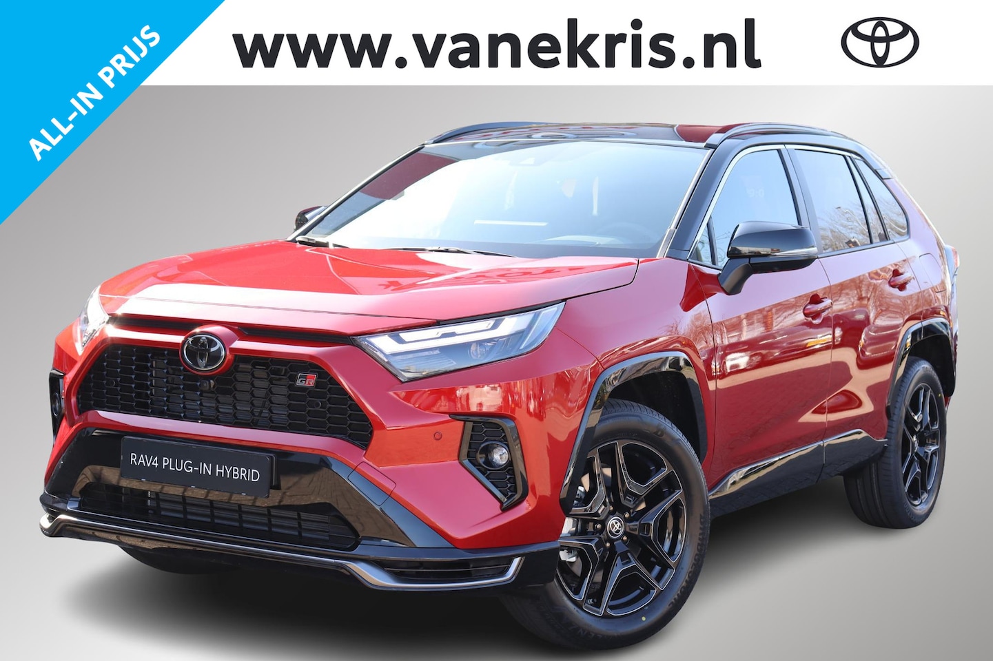 Toyota RAV4 - 2.5 Plug-in Hybrid AWD GR SPORT 2.5 Plug-in Hybrid AWD GR SPORT, Nieuw!, GR Plus Pack, Voordeel - AutoWereld.nl