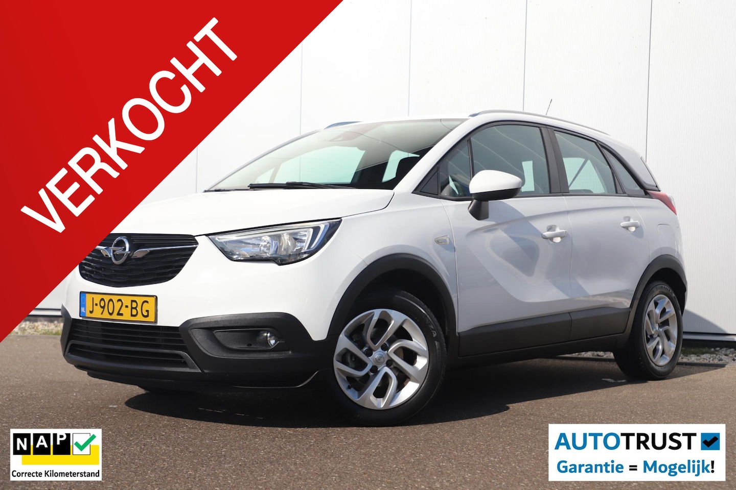 Opel Crossland X - 1.2 Edition + 33.000KM NAP! Carplay Android 16 inch LMV Airco Cruise Control Dealer onderh - AutoWereld.nl