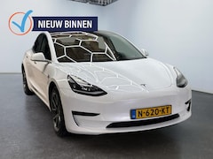 Tesla Model 3 - Stnd.RWD Plus 60 kWh | Zwart leder | Parelmoer wit | rondom came