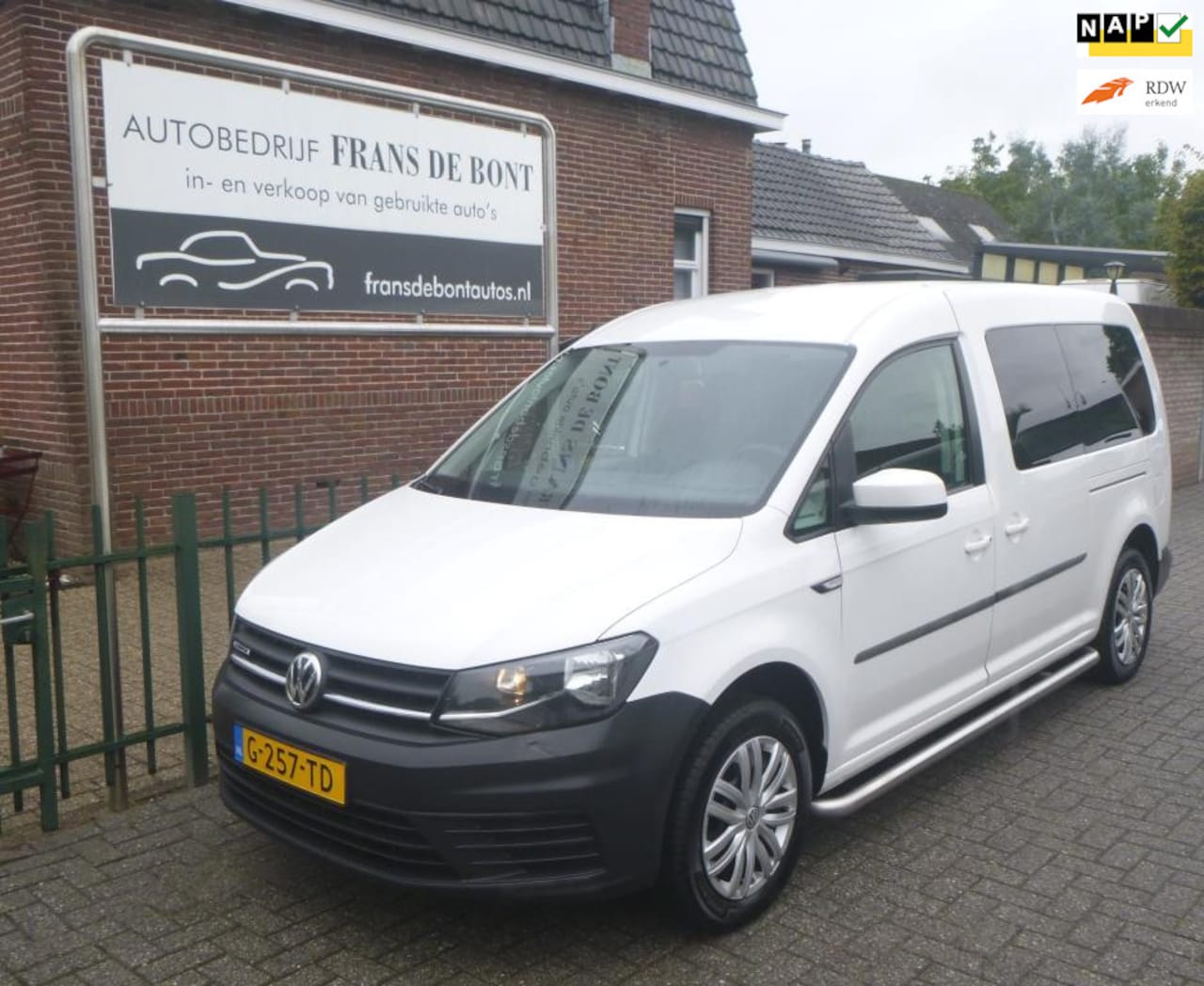 Volkswagen Caddy Maxi - 1.4 TGI Trendline 5p AARDGAS CNG ROLSTOEL AUTO € 9750 EX BTW - AutoWereld.nl