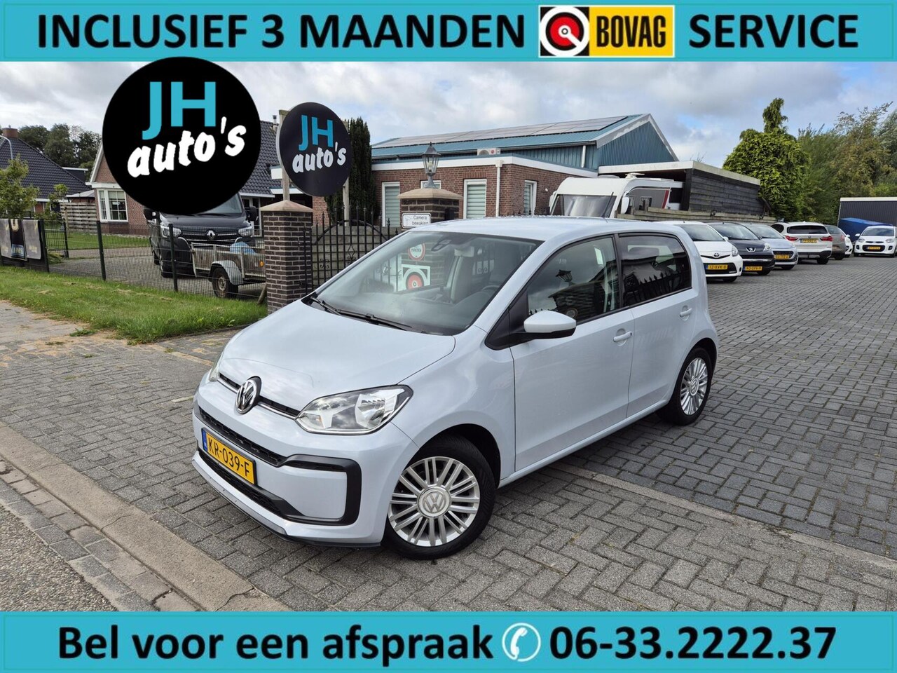 Volkswagen Up! - 1.0 BMT move up! MODEL-2017/WHITE SILVER-MET - AutoWereld.nl