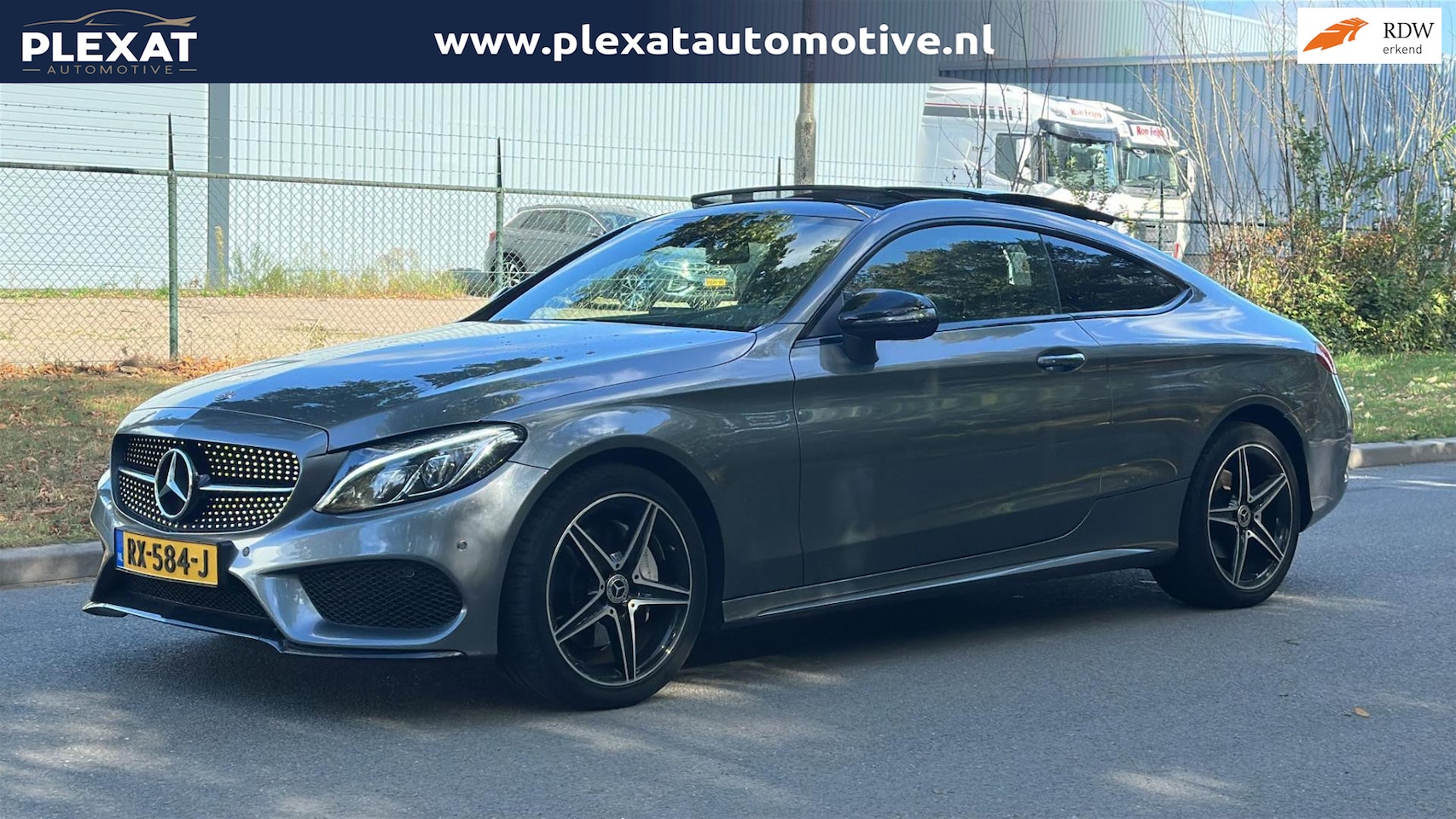Mercedes-Benz C-klasse Coupé - 180 Premium Aut. | AMG-Pakket | Burmester | Origineel Nederlands | Sportstoelen | Dodehoek - AutoWereld.nl