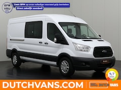 Ford Transit - 2.0TDCi 130PK L3H2 Dubbele Cabine 7-Persoons | Navigatie | Camera | Trekhaak | Airco | Cru