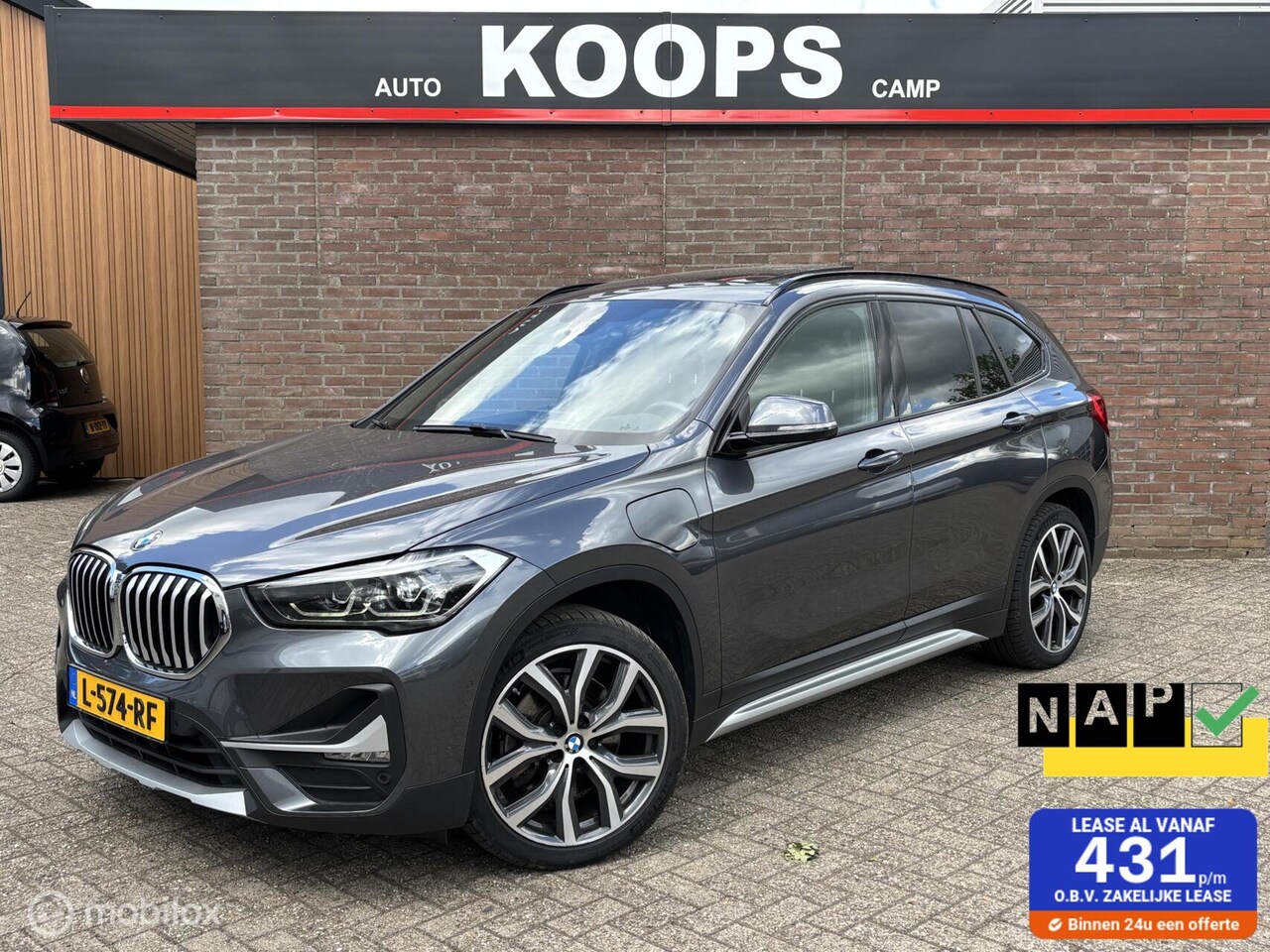 BMW X1 - xDrive25e eDrive Edition plug in hybride | M-Sport | Pano-dak | Zwart-leder | 19LMV | Elek - AutoWereld.nl
