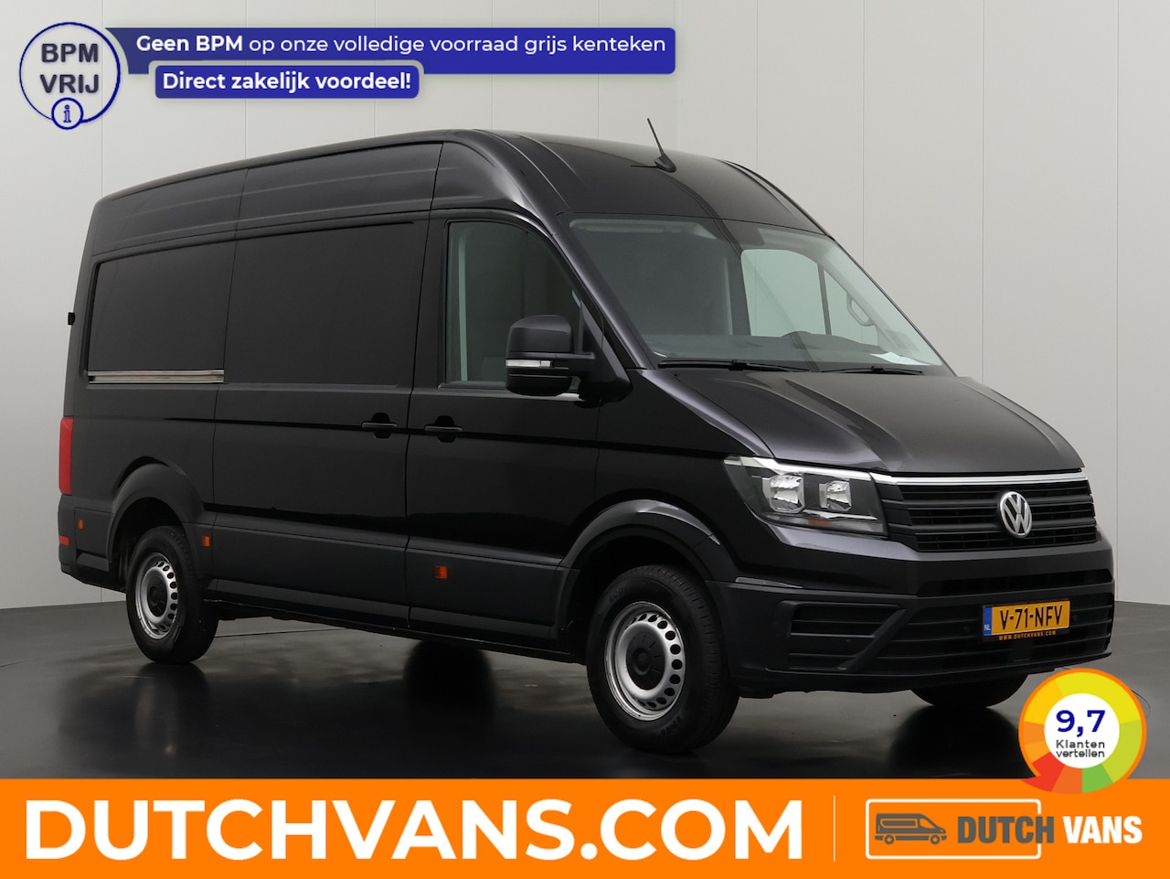 Volkswagen Crafter - 2.0TDI 140PK L3H3 | Airco | Cruise | 3-Persoons | Trekhaak - AutoWereld.nl