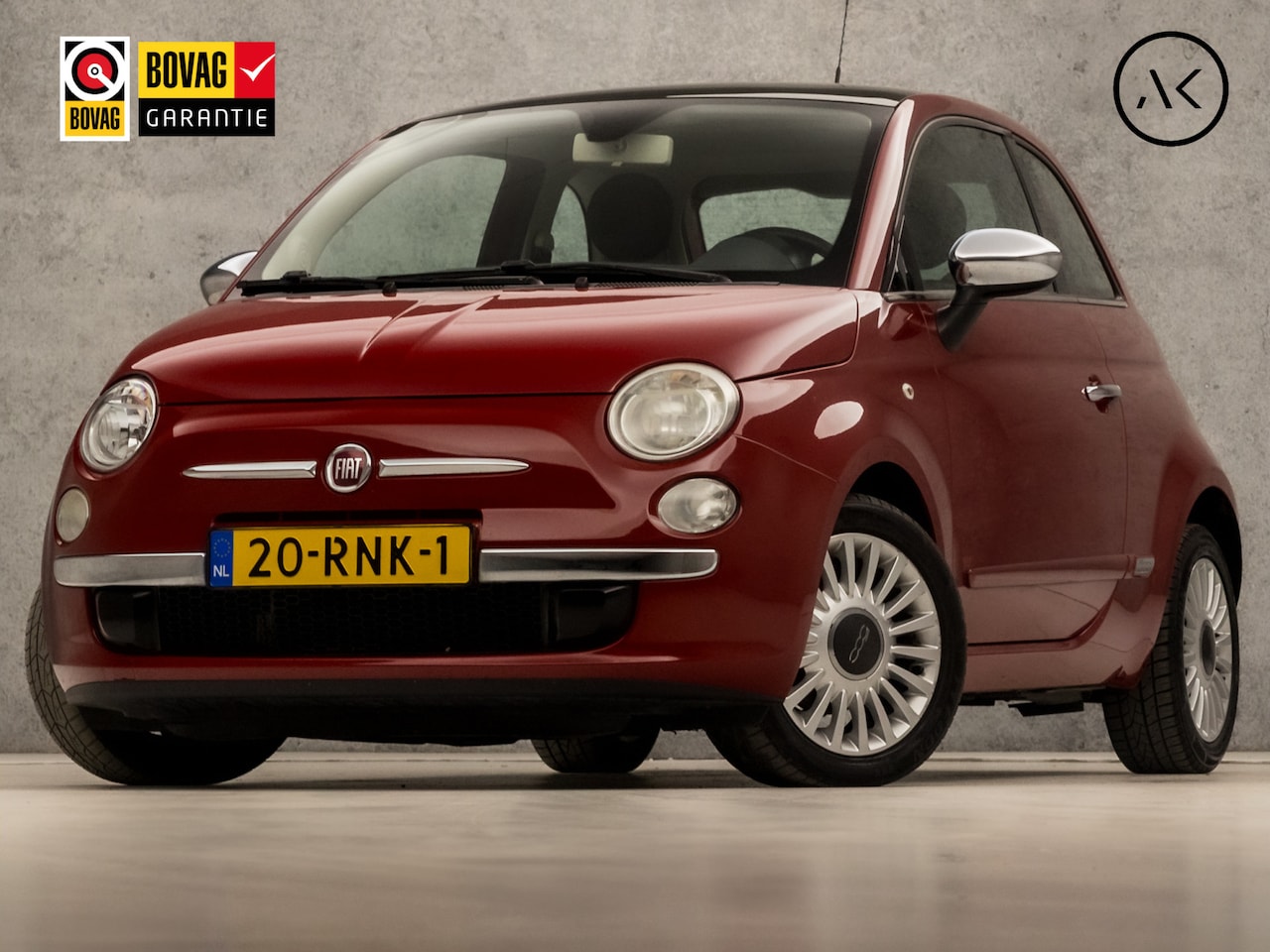 Fiat 500 - 0.9 TwinAir Sport (PANORAMADAK, AIRCO, LM VELGEN, SPORTSTOELEN, MULTIFUNCTIONEEL STUURWIEL - AutoWereld.nl