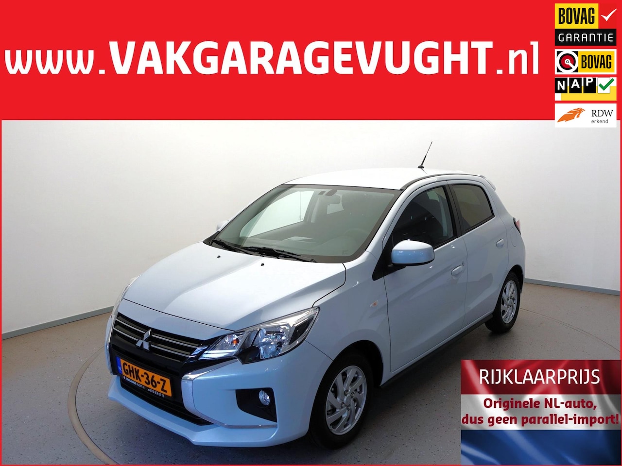 Mitsubishi Space Star - 1.2i 71pk Dynamic AUTOMAAT 675km! NIEUWSTAAT - AutoWereld.nl