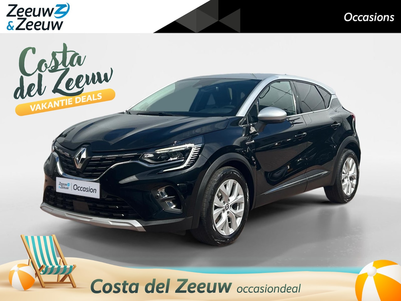 Renault Captur - 1.6 E-Tech Hybrid 145 Intens | Automaat | Parkeersensoren | Camera | Climate & Cruise Cont - AutoWereld.nl