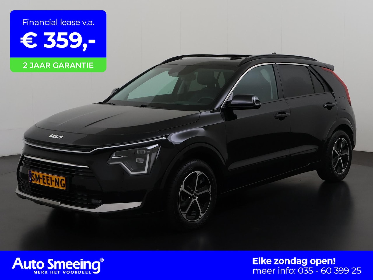 Kia Niro - 1.6 GDi Hybrid DynamicPlusLine | Schuifdak | Head up | Elektr achterklep | Zondag open! - AutoWereld.nl