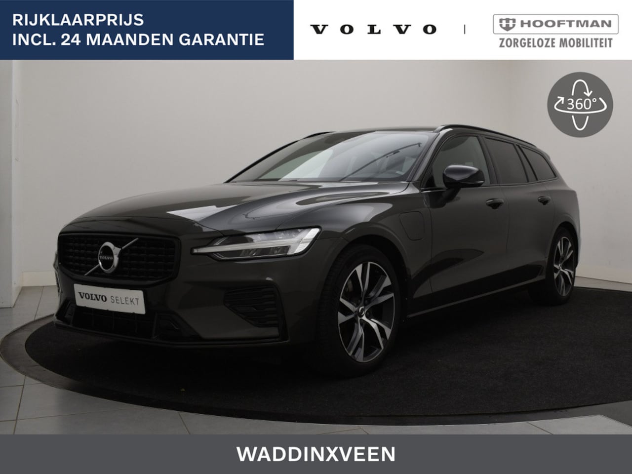 Volvo V60 - T6 PLUG-IN HYBRID LONG RANGE PLUS DARK STOELVERWARMING ACC BLIS - AutoWereld.nl