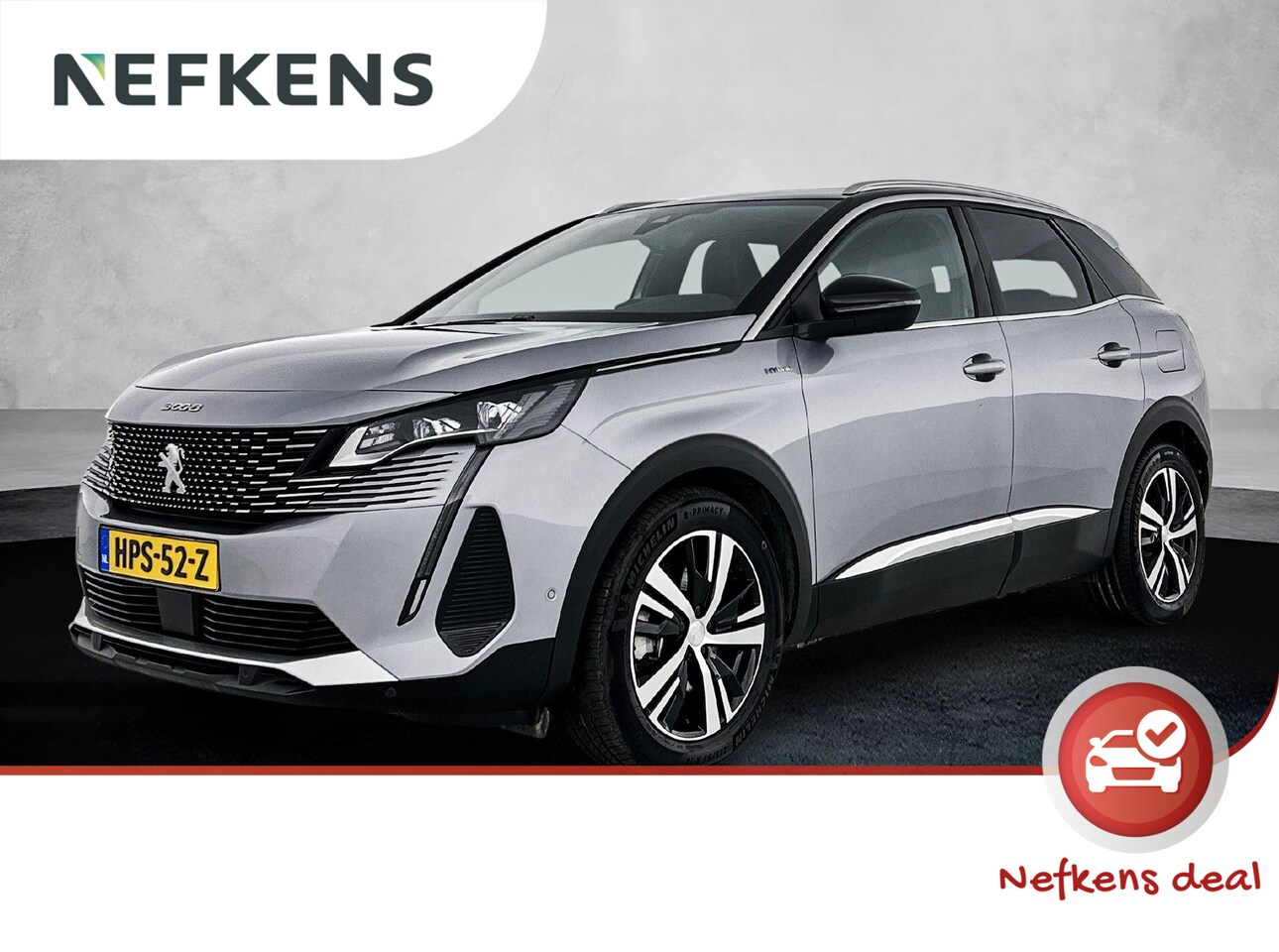 Peugeot 3008 - 225pk HYbrid GT | Glazen dak | Dodehoekdetectie | Camera | 18"LMV | Keyless | Full LED | A - AutoWereld.nl