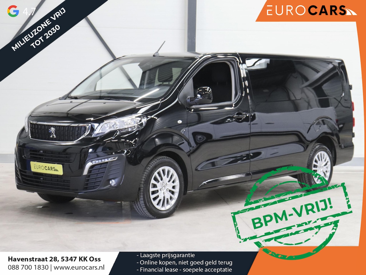 Peugeot Expert - 2.0 BlueHDI Long Premium Dubbele Cabine Automaat Pack Look Navigatie Airco Bluetooth Parke - AutoWereld.nl