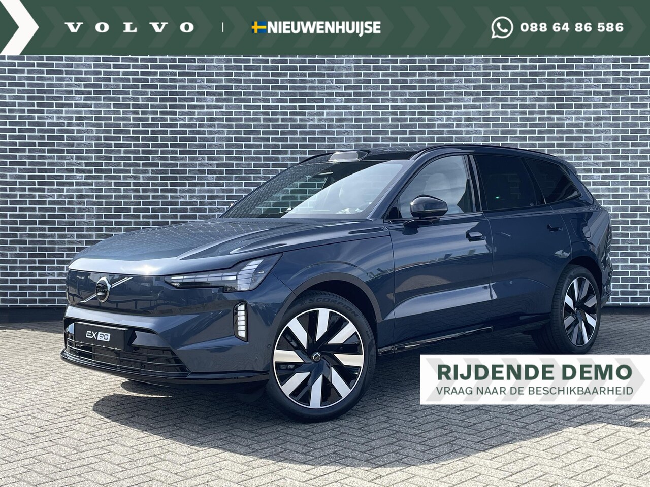 Volvo EX90 - Twin Motor Ultra 7p. 111 kWh | Bowers en Wilkins Audio | Luchtvering | 7-zits | 360 camera - AutoWereld.nl