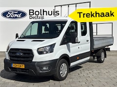 Ford Transit - 350 2.0 TDCI L3H1 DC Trend RWD 7PERSOONS I OPEN LAADBAK |Dubbele Cabine I Airco I Cruise I
