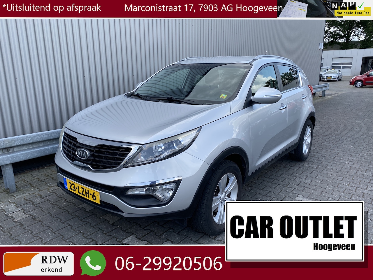 Kia Sportage - 2.0 X-ecutive Plus Pack 162Dkm.NAP, Leer, Clima, Navi, CC, PDC LM, Trekh, – Inruil Mogelij - AutoWereld.nl