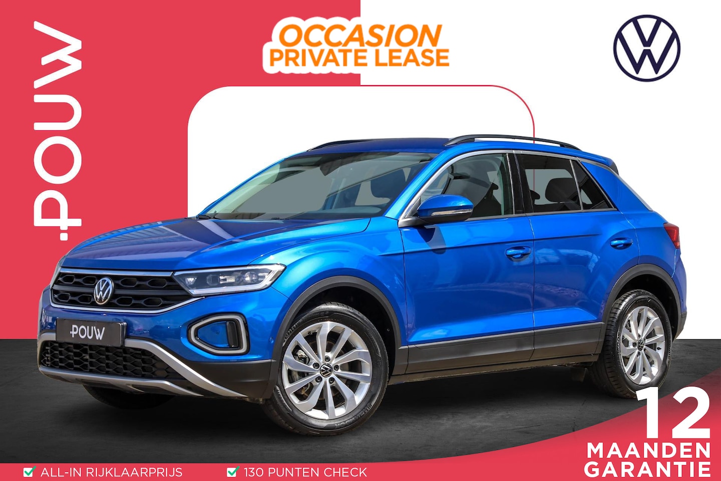 Volkswagen T-Roc - 1.0 TSI 115pk Life Edition | IQ Matrix LED | Parkeersensoren | Adaptive Cruise | DAB - AutoWereld.nl