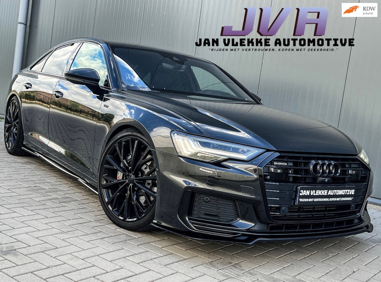 Audi A6 Limousine - 55 TFSI 340PK S Line B&O Advanced Lucht 21Inch 360 Night - AutoWereld.nl