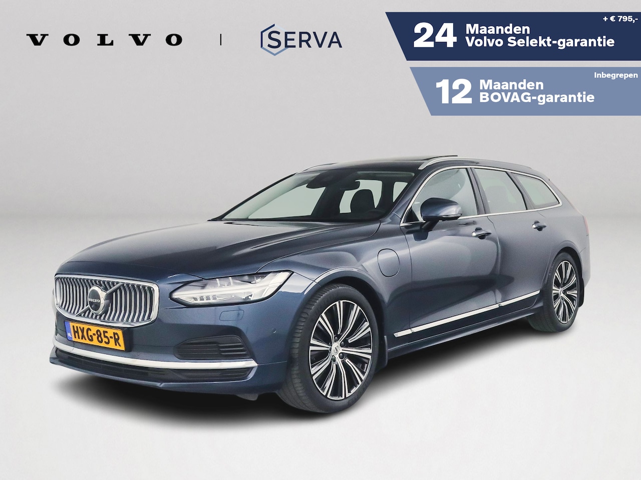 Volvo V90 - T8 AWD Inscription | Panoramadak | 360º camera | Stoelventilatie | Stoel- en Stuurverwarmi - AutoWereld.nl