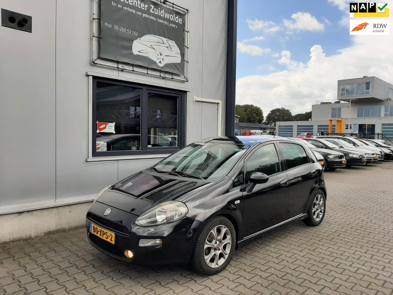 Fiat Punto Evo - 1.3 M-Jet Lounge leer clima cruise - AutoWereld.nl