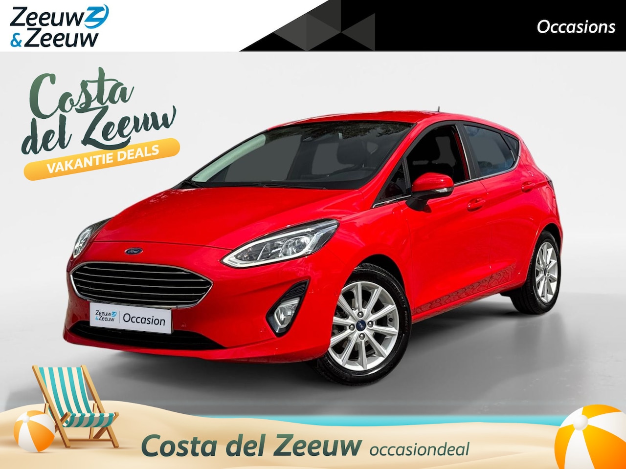 Ford Fiesta - 1.0 EcoBoost Titanium Autom. Inparkeren | NL Auto | Winter Pack | Cruise Control | Regense - AutoWereld.nl