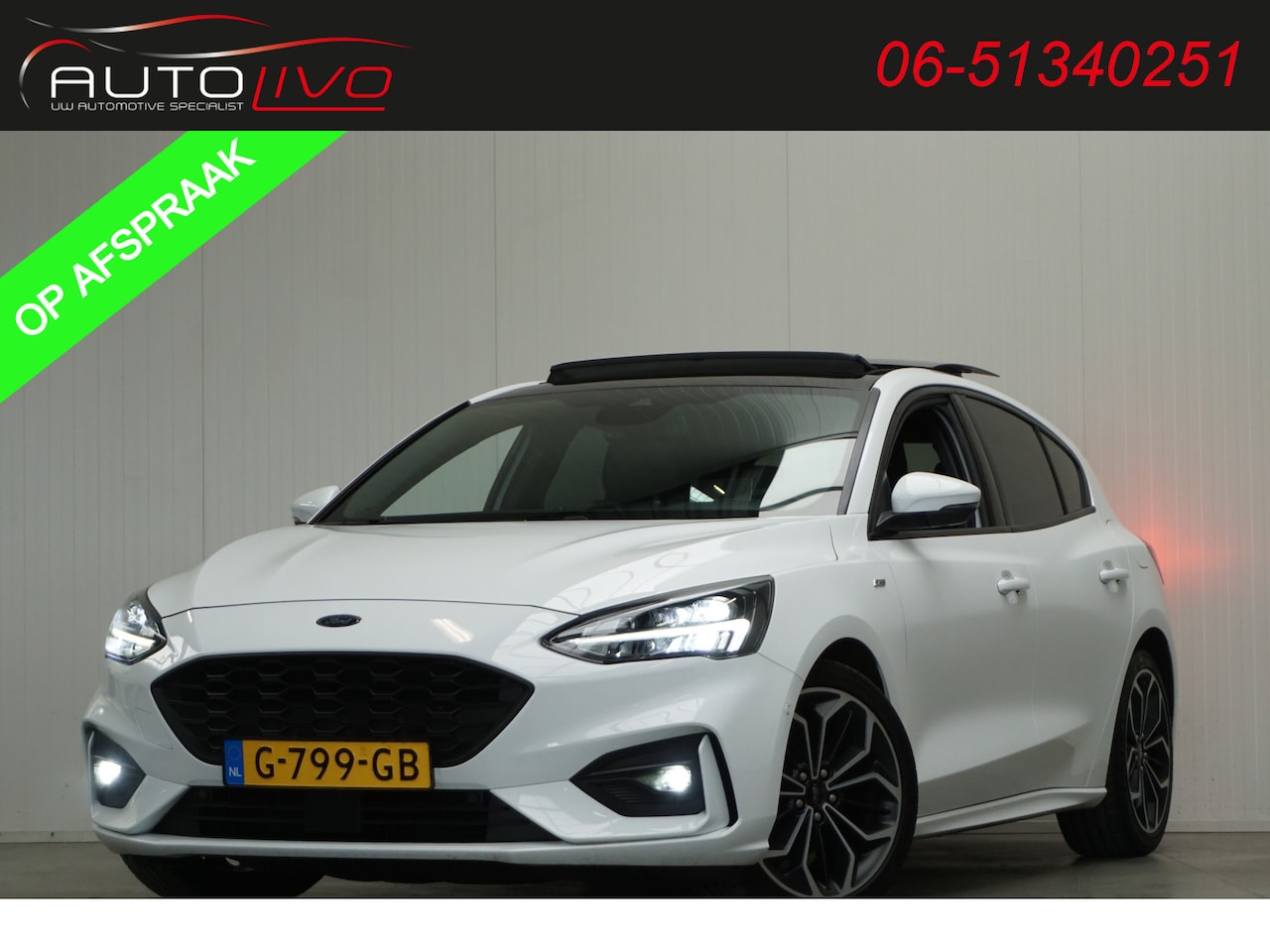 Ford Focus - 1.5 EcoBoost ST Line Business 150 PK! AUTOMAAT! PANO NAVI APPLE CLIMA ST. VERW. etc. - AutoWereld.nl