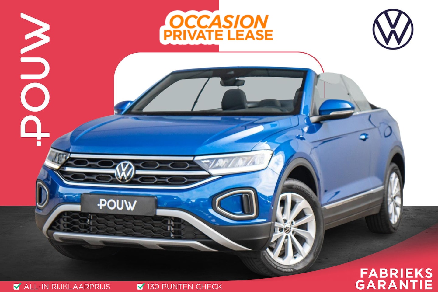 Volkswagen T-Roc Cabrio - 1.5 TSI 150pk DSG Style | Apple Carplay/Android Auto | Adaptive Cruise - AutoWereld.nl