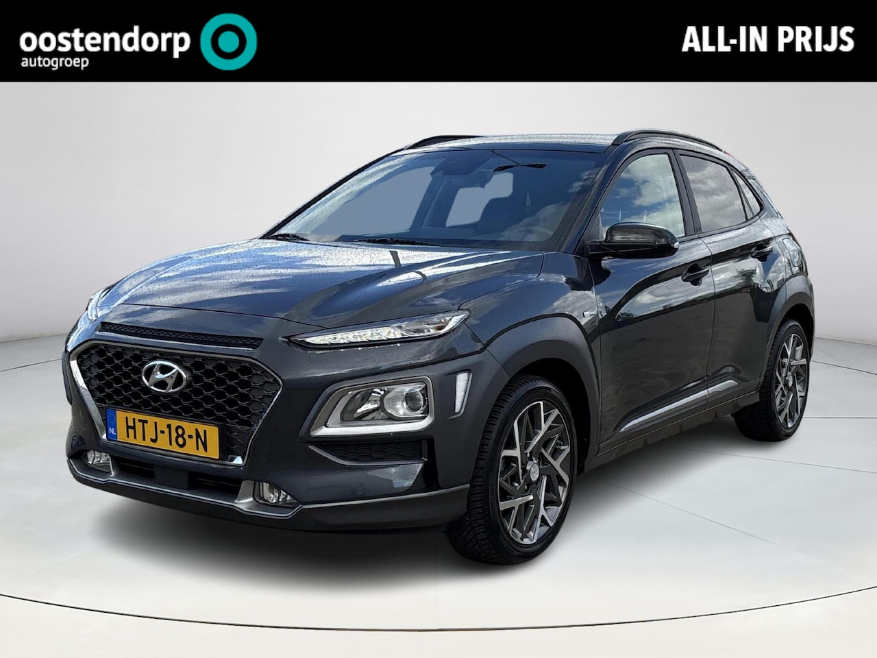 Hyundai Kona - 1.6 GDI HEV Fashion Design Sky | Stoel/stuur verwarming | Sport stuurwiel | Airco | Naviga - AutoWereld.nl