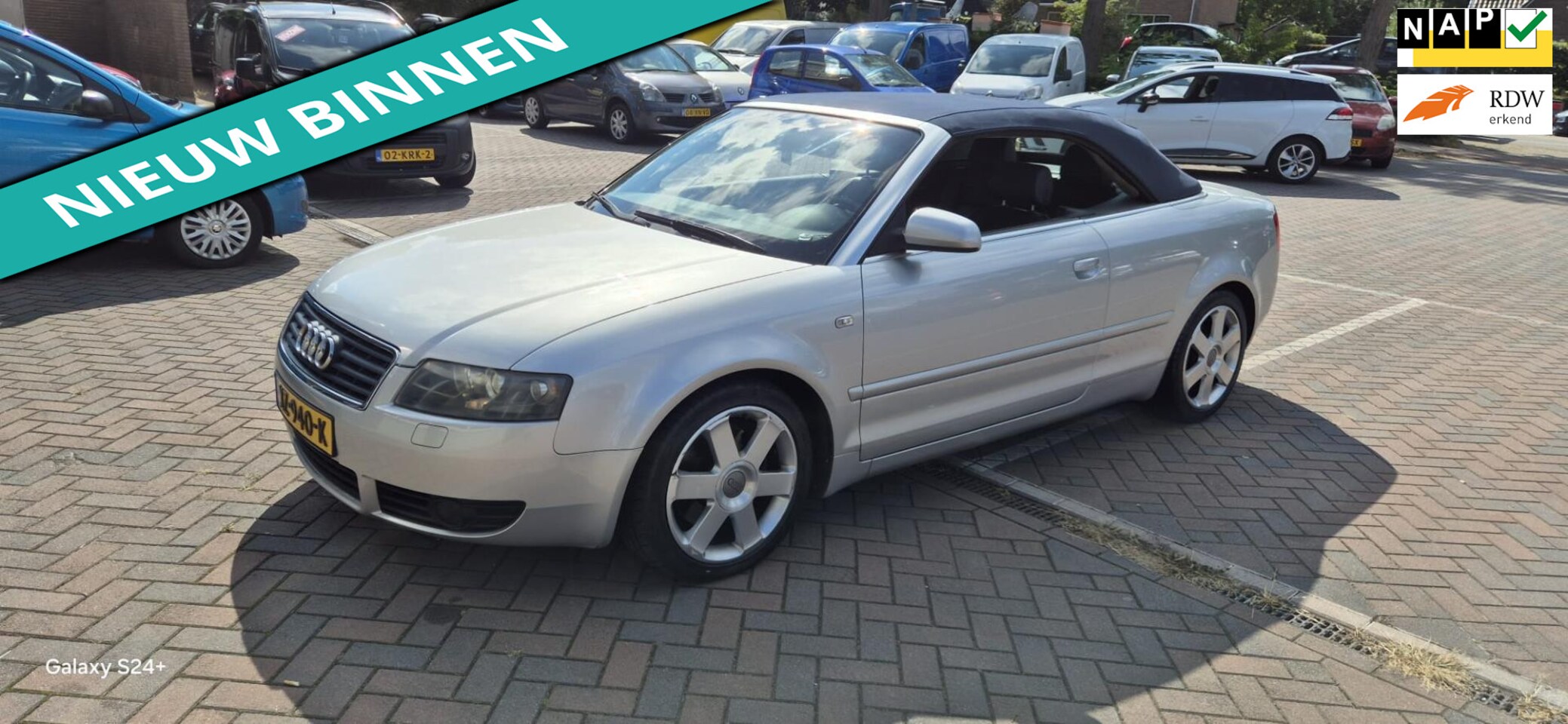 Audi A4 Cabriolet - 3.0 V6 Pro Line LET OP DAK WERKT NIET - AutoWereld.nl