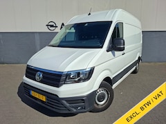 Volkswagen Crafter - 35 2.0TDI L3H3 3-Persoons Navi Airco Cruise Control Verwarmbare Voorruit Regensensor Pdc S