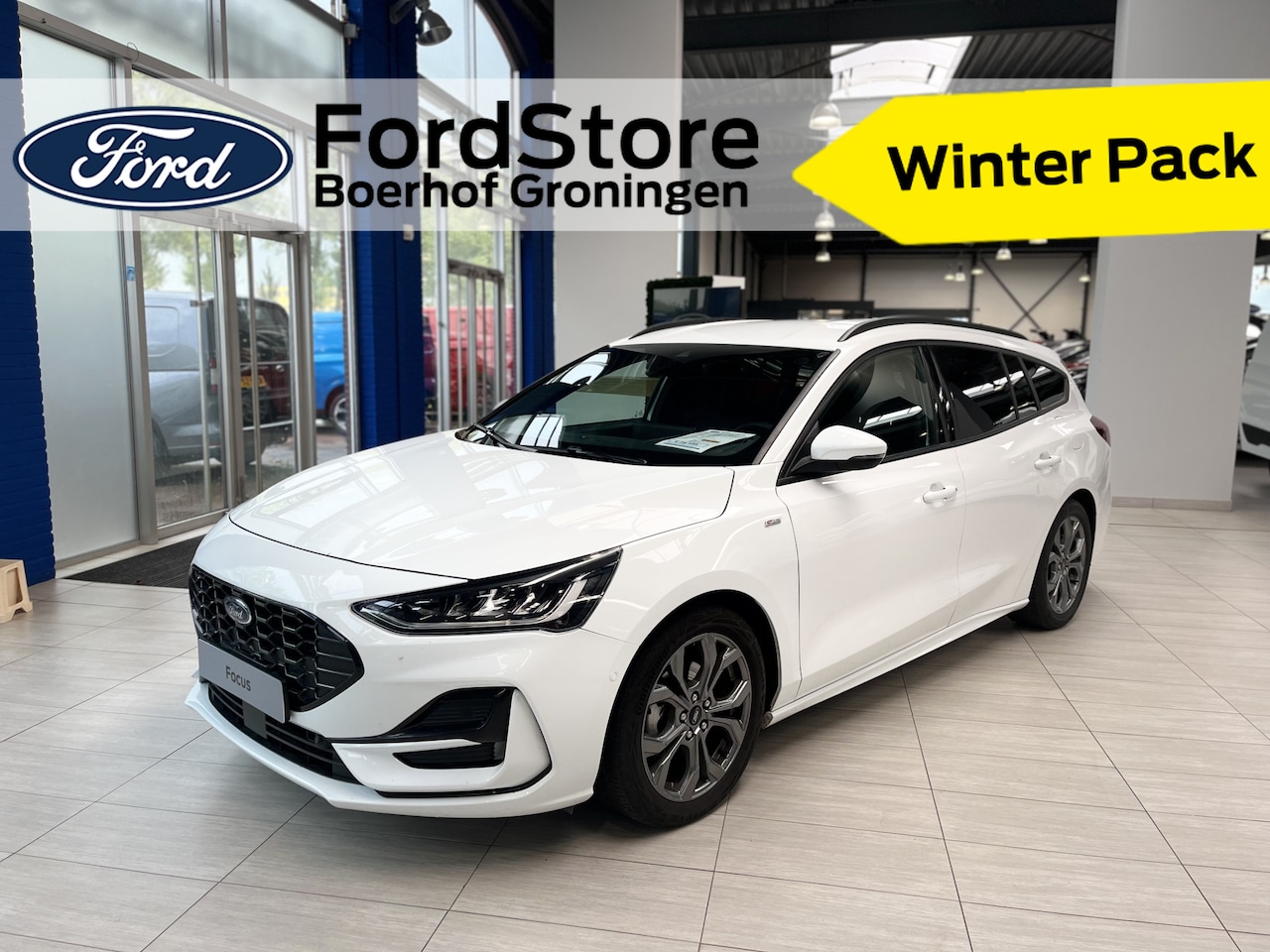 Ford Focus Wagon - EcoBoost 155PK Hybrid ST Line | Winter pack | Adapt. Cruise | Camera | Draadloos CarPlay | - AutoWereld.nl