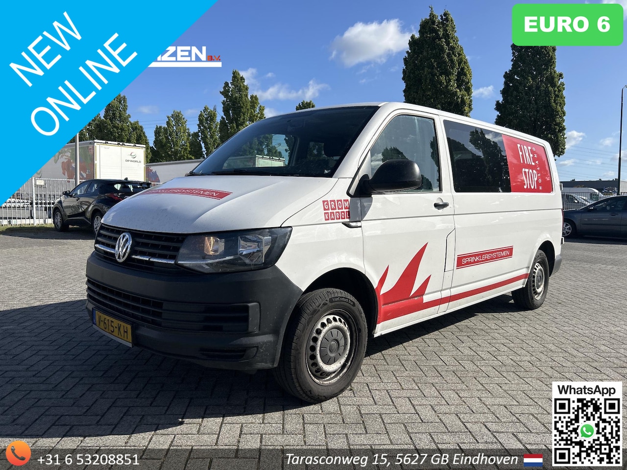 Volkswagen Transporter - 2.0 TDI L2H1 DC | € 8.950,- NETTO! | Euro 6 | Airco | Cruise | - AutoWereld.nl