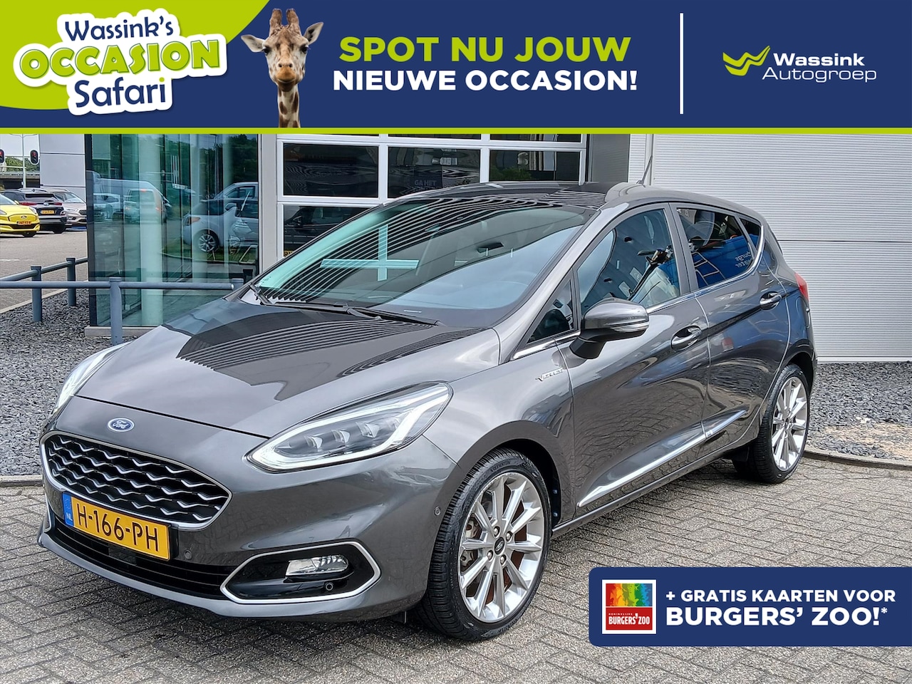 Ford Fiesta - 1.0 EcoBoost 100pk Automaat 5dr Vignale | Navigatie | Achteruitrij camera | Licht metalen - AutoWereld.nl